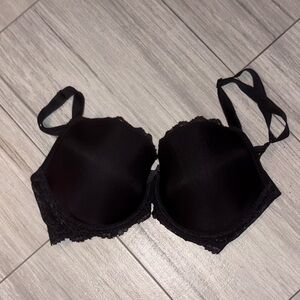 Victoria's Secret Black Lace Trim Bra